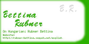 bettina rubner business card